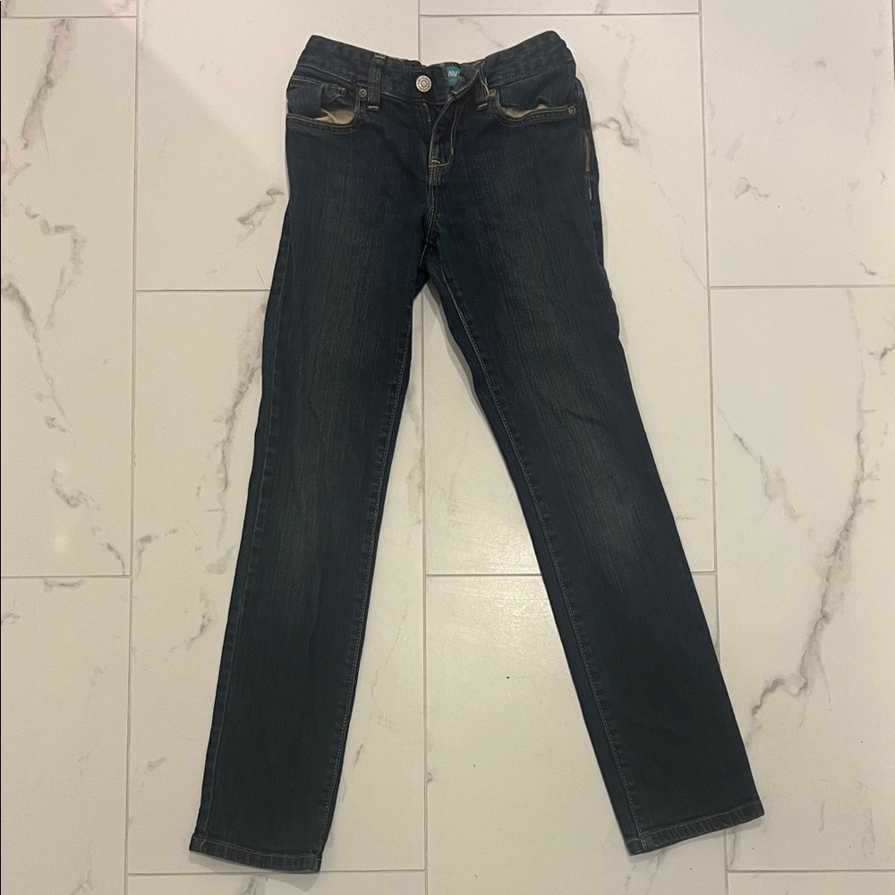 Old Navy Dark Blue Straight Leg Jeans